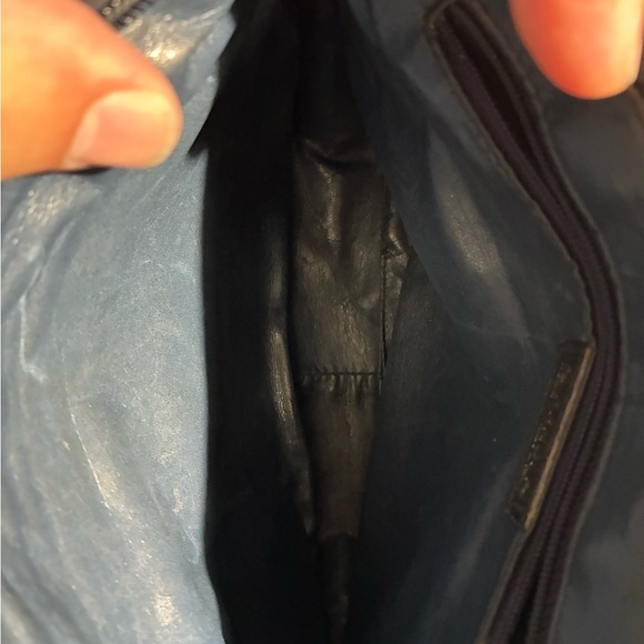 Fendi vintage  Blue Leather Shoulder Bag - Picture 10 of 14